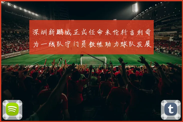 深圳新鹏城正式任命米伦科吉利奇为一线队守门员教练助力球队发展